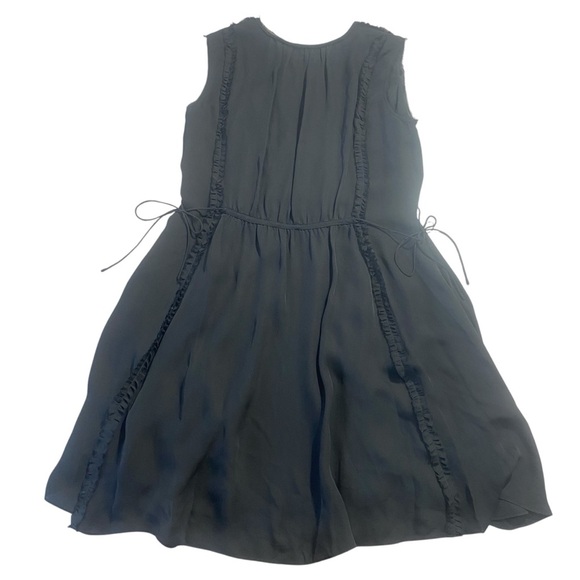 Jason Wu Black Ruffle Chiffon Sleeveless Dress Size 6 NWT - Picture 3 of 16